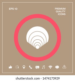 Shell icon, elements for your design