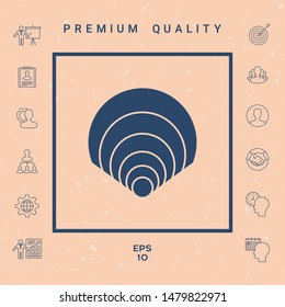 Shell icon, elements for your design