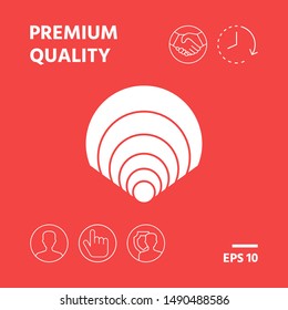 Shell icon, elements for your design