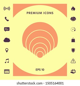 Shell icon, elements for your design