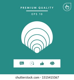 Shell icon, elements for your design