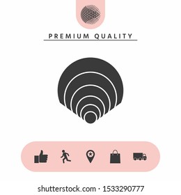 Shell icon, elements for your design
