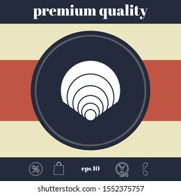 Shell icon, elements for your design