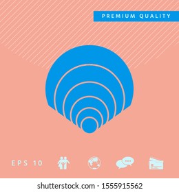 Shell icon, elements for your design