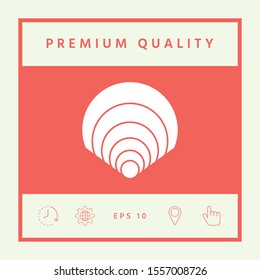 Shell icon, elements for your design