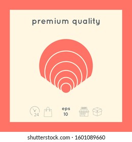 Shell icon, elements for your design