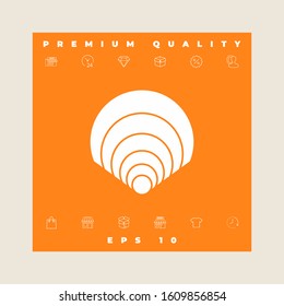 Shell icon, elements for your design