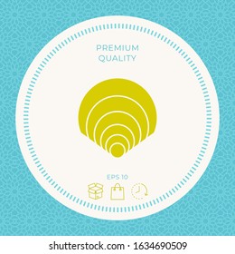 Shell icon, elements for your design