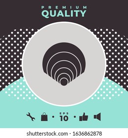 Shell icon, elements for your design