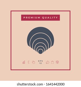 Shell icon, elements for your design
