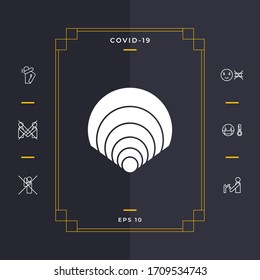 Shell icon, elements for your design