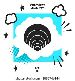 Shell icon, elements for your design