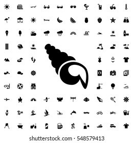 shell icon illustration isolated vector sign symbol