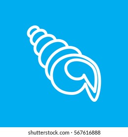 shell icon illustration isolated vector sign symbol