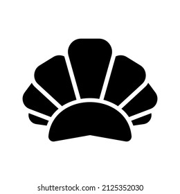 Shell icon isolated on white background