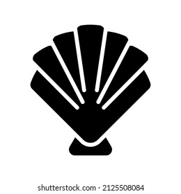 Shell icon isolated on white background