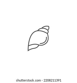 Shell icon logo design illustration