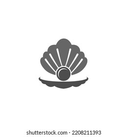 Shell icon logo design illustration