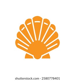 Shell icon logo design template isolated illustration