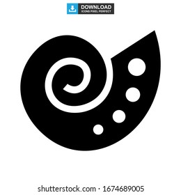 shell icon or logo isolated sign symbol vector illustration - high quality black style vector icons

