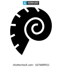 shell icon or logo isolated sign symbol vector illustration - high quality black style vector icons

