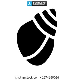shell icon or logo isolated sign symbol vector illustration - high quality black style vector icons
