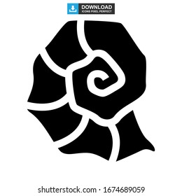 shell icon or logo isolated sign symbol vector illustration - high quality black style vector icons
