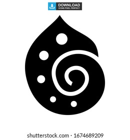 shell icon or logo isolated sign symbol vector illustration - high quality black style vector icons
