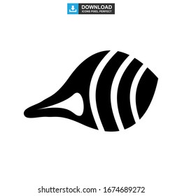 shell icon or logo isolated sign symbol vector illustration - high quality black style vector icons
