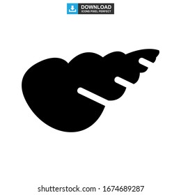 shell icon or logo isolated sign symbol vector illustration - high quality black style vector icons
