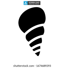 shell icon or logo isolated sign symbol vector illustration - high quality black style vector icons
