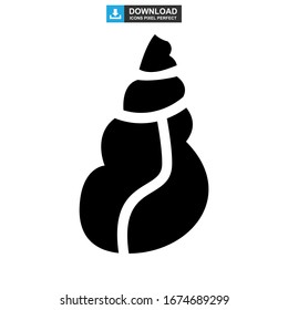 shell icon or logo isolated sign symbol vector illustration - high quality black style vector icons

