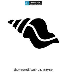 shell icon or logo isolated sign symbol vector illustration - high quality black style vector icons
