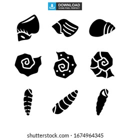 shell icon or logo isolated sign symbol vector illustration - Collection of high quality black style vector icons
