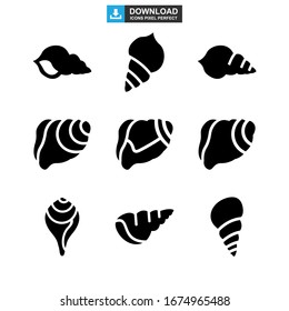 shell icon or logo isolated sign symbol vector illustration - Collection of high quality black style vector icons
