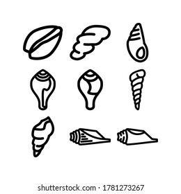 shell icon or logo isolated sign symbol vector illustration - Collection of high quality black style vector icons
