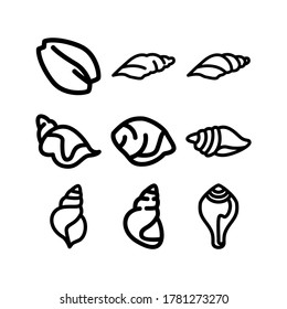 shell icon or logo isolated sign symbol vector illustration - Collection of high quality black style vector icons
