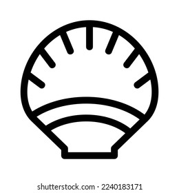 shell icon or logo isolated sign symbol vector illustration - high quality black style vector icons
