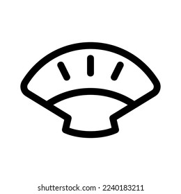 shell icon or logo isolated sign symbol vector illustration - high quality black style vector icons

