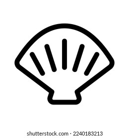 icono de shell o logotipo símbolo de signo aislado ilustración vectorial de alta calidad estilo negro iconos vectoriales

