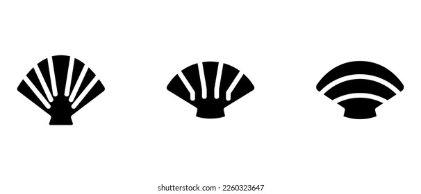 shell icon or logo isolated sign symbol vector illustration - high quality black style vector icons
