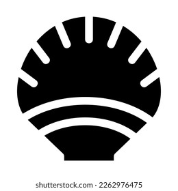 shell icon or logo isolated sign symbol vector illustration - high quality black style vector icons