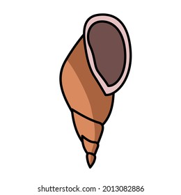 shell icon on white background vector design