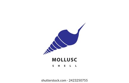 Shell icon. Shell of sea molluscs. Isolated vector illustration design