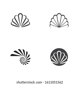 Shell icon Vector Illustration design Logo template