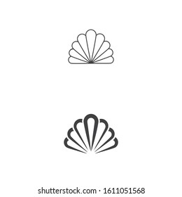 Shell icon Vector Illustration design Logo template