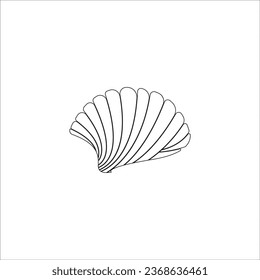 SHELL ICON VECTOR ILLUSTRATION SYMBOL DESIGN