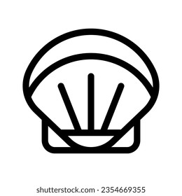 Shell Icon Vector Symbol Design Illustration