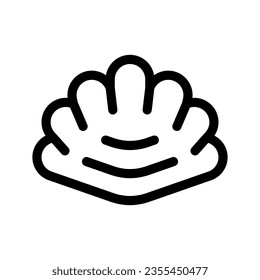 Shell Icon Vector Symbol Design Illustration