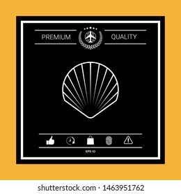 Shell line symbol icon, Logo.